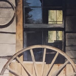 Antiques by Sherman Groenke Original Watercolor Painting 24x30 #eshopchicago